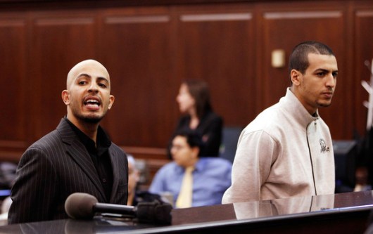 Ahmed Ferhani (left)