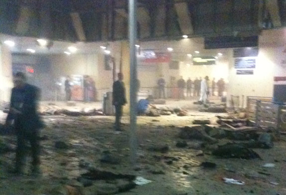 Photo posted on Twitter by likhtenfeld from Domodedovo Airport blast. 05_Flatbed_WEB - JANUARY Original Filename: Domodedovo_airport_twitter1.jpgvia Flatbed Web