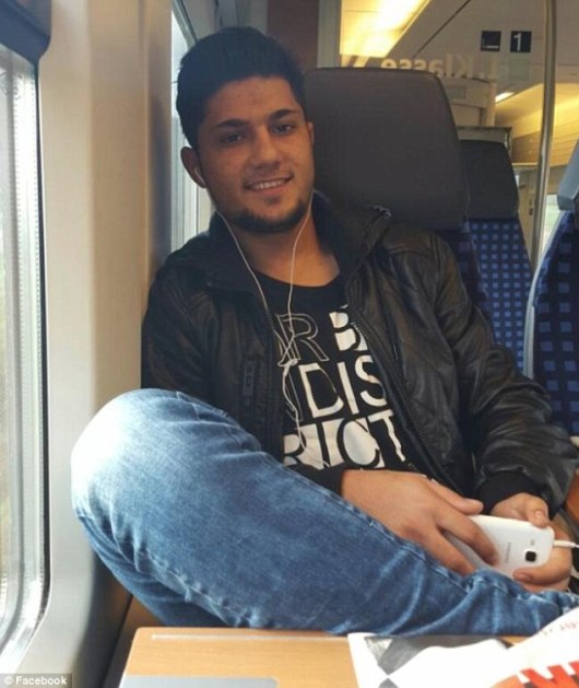 Riaz Khan Ahmadzai, who attacked passengers on a German train on 19 July