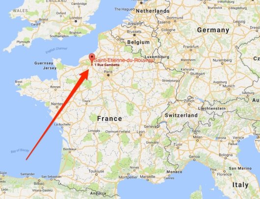 map saint-etienne-du-rouvray